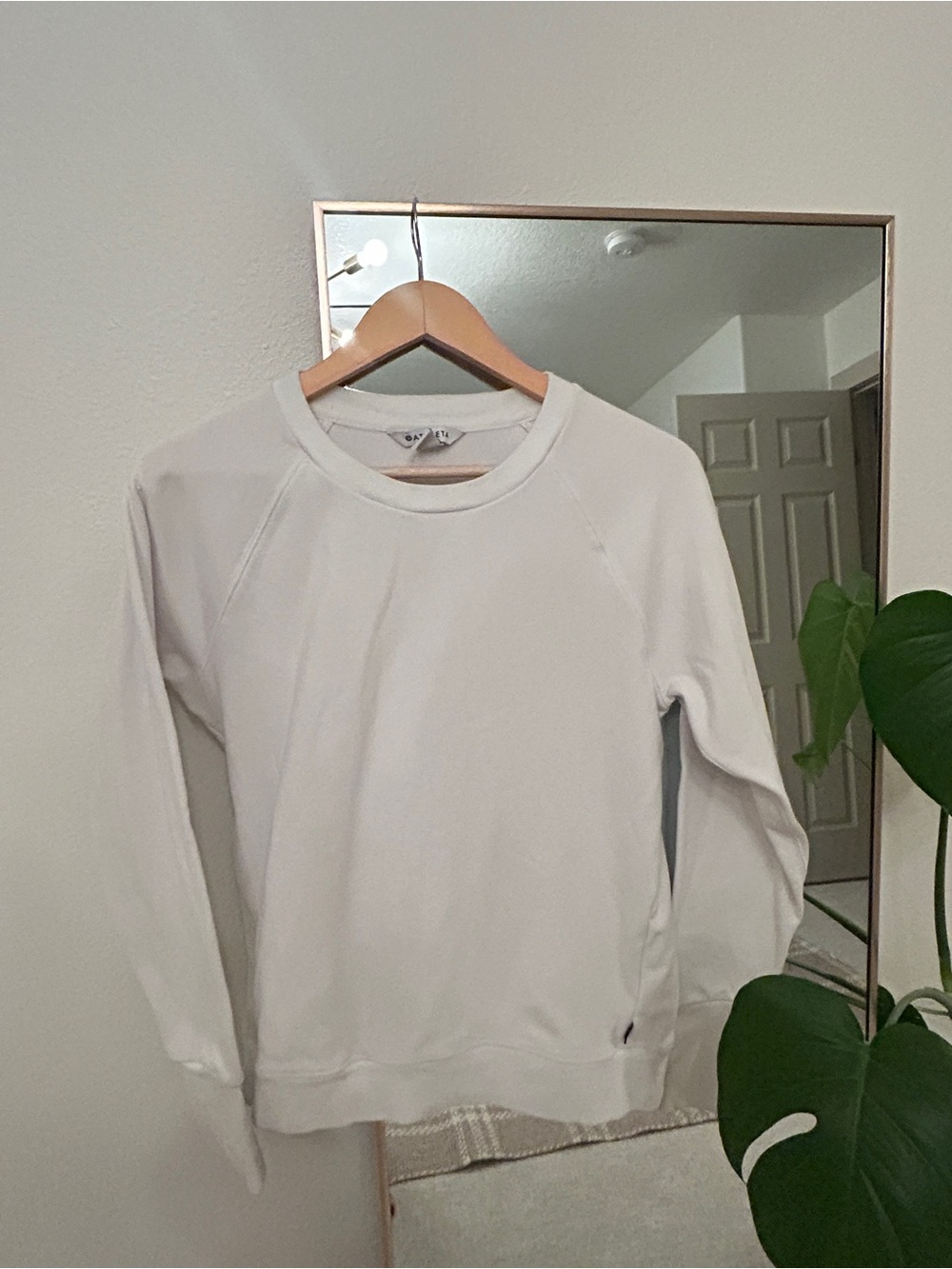 Womens Crewneck Sweatshirt in Light Gray